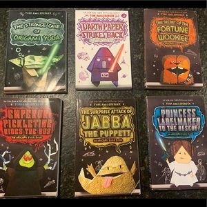 Set of 7 Origami Yoda Paperback Books.